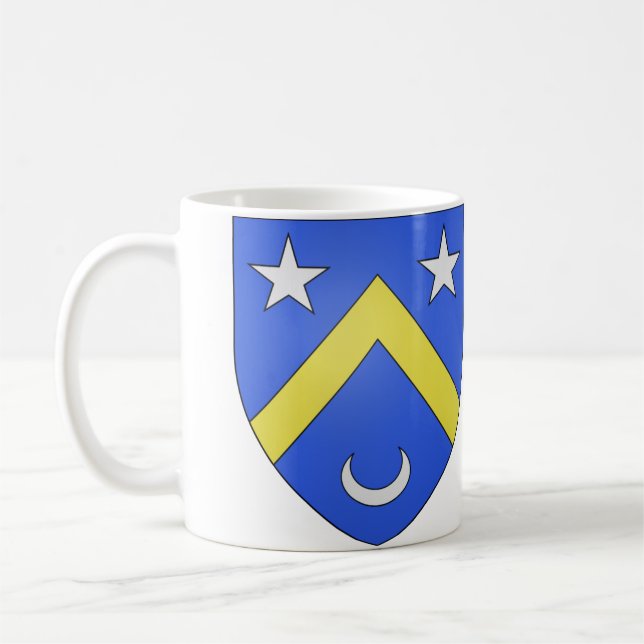 Caneca De Café Blason De La Famille Babinet (Esquerda)