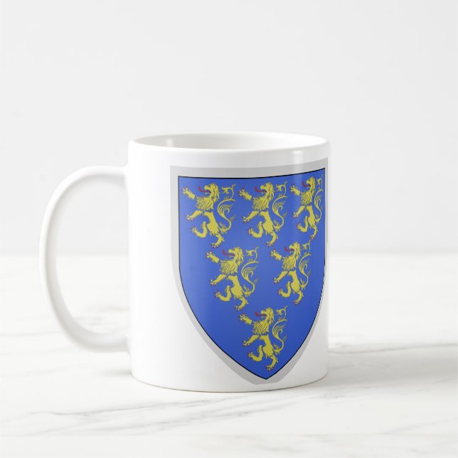 Caneca De Café Blason Geoffroy Plantagenet (Esquerda)