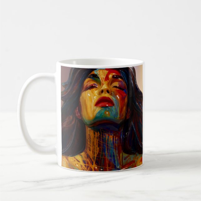 Caneca De Café Blaze de cores (Esquerda)