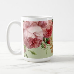 Caneca De Café Blenheim aumentou - verde prudente elegante