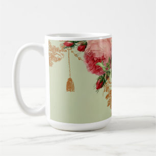 Caneca De Café Blenheim Rosa - Elegante Sage Green - Alt design a