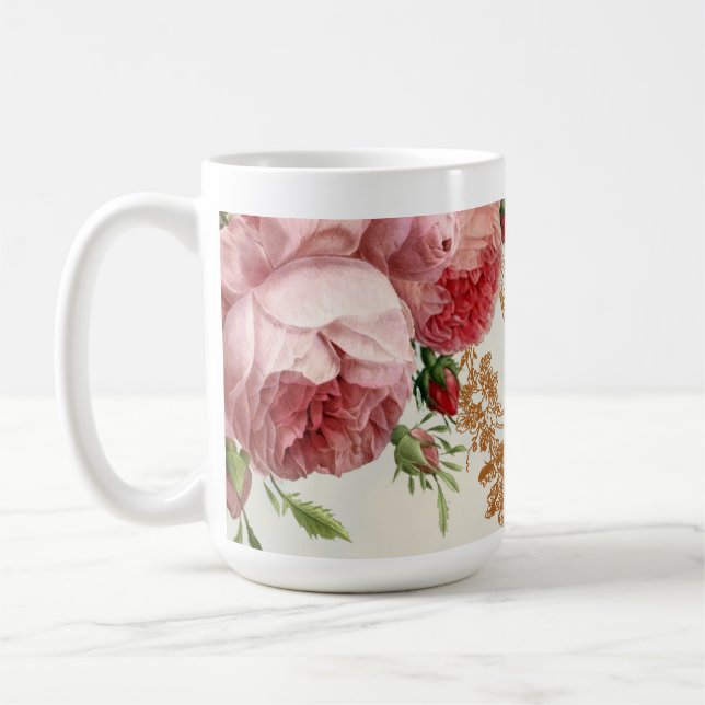 Caneca De Café Blenheim Rosa - Summer Sky - (Esquerda)