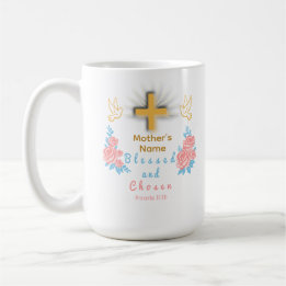 Caneca De Café Blessed and Chosen Custom Mother’s Day Coffee Mug