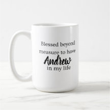 Blessed Beyond Measure Coffee Mug
