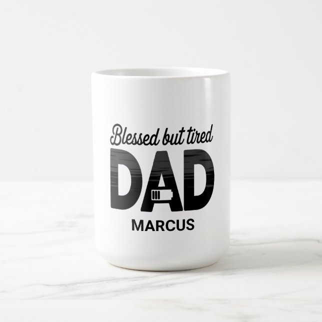 Caneca De Café Blessed But Tired Dad Mug (Centro)