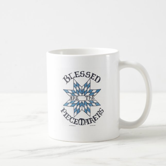 Caneca De Café Blessed é o Piecemakers (Direita)