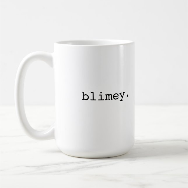 Caneca De Café Blimey - calão britânico (Esquerda)