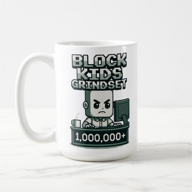 CANECA DE CAFÉ BLOCK KIDS GRINDSET (Esquerda)