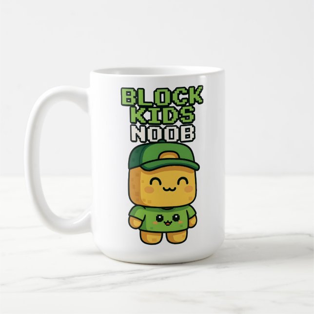 CANECA DE CAFÉ BLOCK KIDS NOOB (Esquerda)