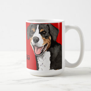Caneca De Café Bloco da cor de Entlebucher