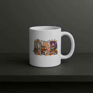 Caneca De Café Bloco de Letras de Papai Assustador