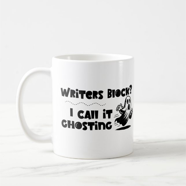 Caneca De Café Bloco do Escritor está Hospedando (Esquerda)