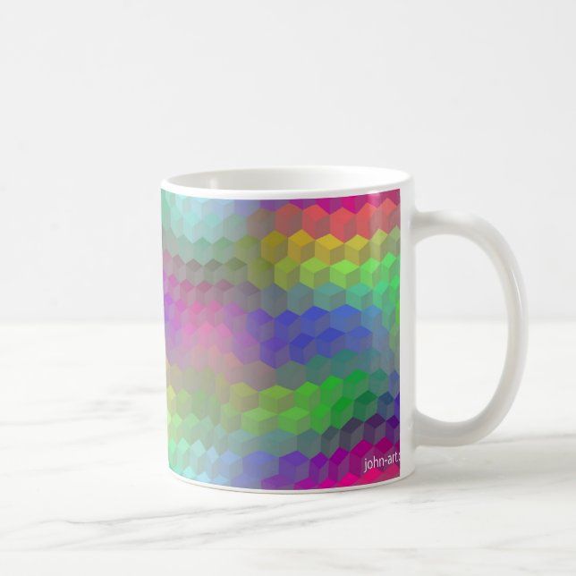 Caneca De Café blocos de caída (Direita)