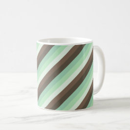 Caneca De Café Blocos de Cores do Chip de Chocolate da Mint