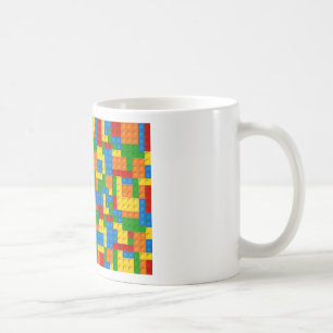 Caneca De Café blocos de plástico coloridos