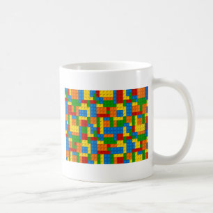 Caneca De Café blocos de plástico coloridos