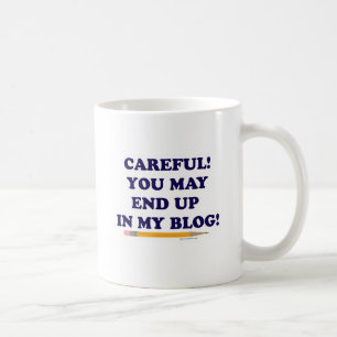 Caneca De Café Blogger cuidadoso