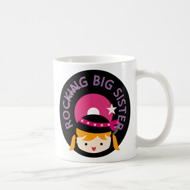 Caneca De Café Blond Rocking Big Sister (Direita)