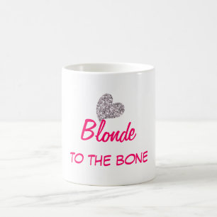 Caneca De Café Blonde engraçada para a citação óssea