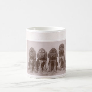 Caneca De Café Bloodhound Puppied
