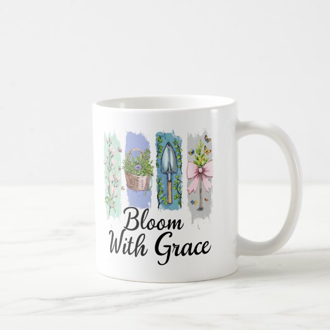 Caneca De Café Bloom com a Arte Floral Grace Garden (Direita)