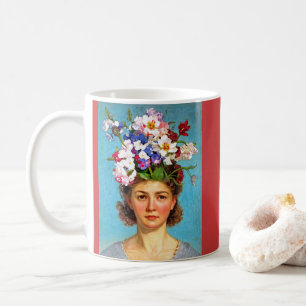 Caneca De Café "Blooming Bouffant" Anna - Art & Floral Society
