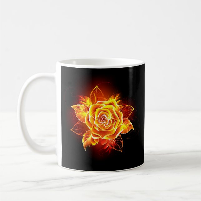 Caneca De Café Blooming Fire Rosa (Esquerda)
