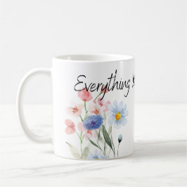 Caneca De Café Blooming Love: Oil Painting Floral Mug - Everythin