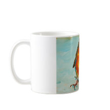 BloOrp! O pisco de peito vermelho vermelho inglês