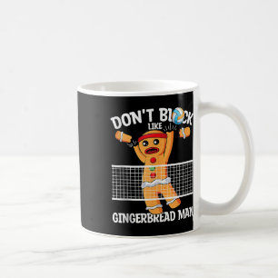 Caneca De Café Bloqueador de Voleibol do Gengibre Chri