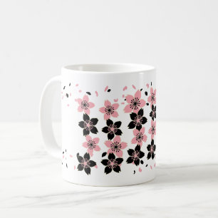 Caneca De Café Blossom de cereja gótica