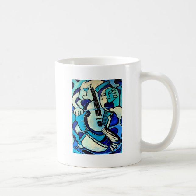Caneca De Café Blue Bang (Direita)