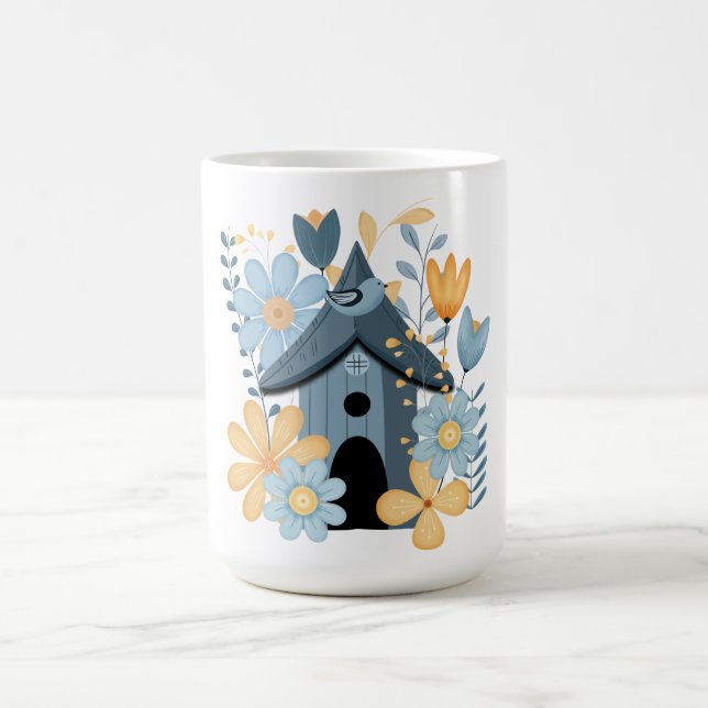 Caneca De Café Blue Bird House (Centro)