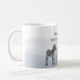 Caneca De Café Blue Black Zebras Be Your Own Kind of Beautiful