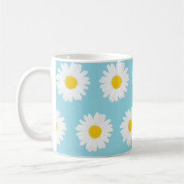 Caneca De Café Blue Daisy Mug