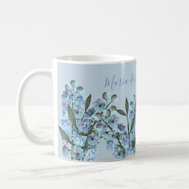 Caneca de Café Blue Delphinium (Esquerda)