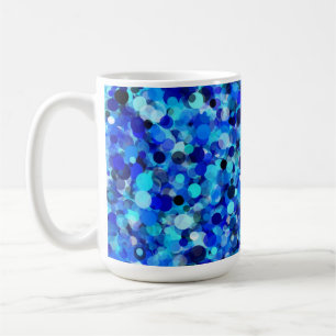Caneca De Café Blue Dot 15oz Mug