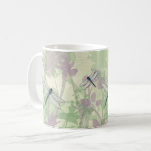 Caneca De Café Blue Dragonflies Mug
