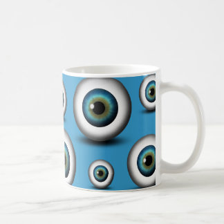 Caneca De Café Blue Eyeball Iris Olho Divertido Legal Tumg Person