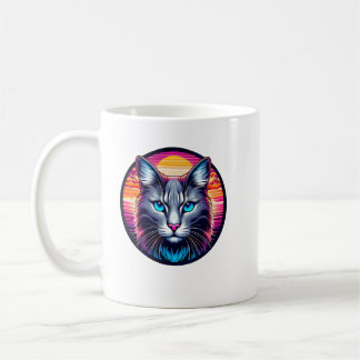 Caneca De Café Blue-Eyed Sunrise Cat Coffee Mug