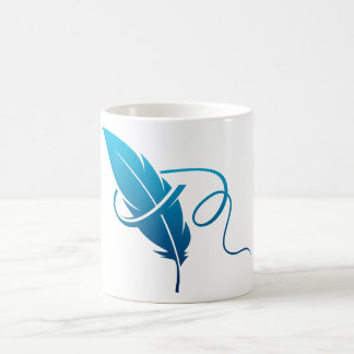 Caneca De Café Blue feather
