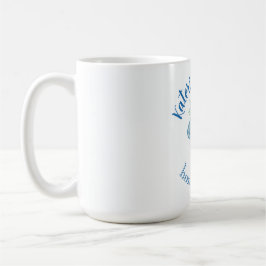 Caneca De Café  Blue Flower Mixer Small Bakery Logo Brand