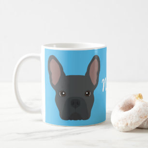 Caneca De Café Blue French Buldog Coffee Mug
