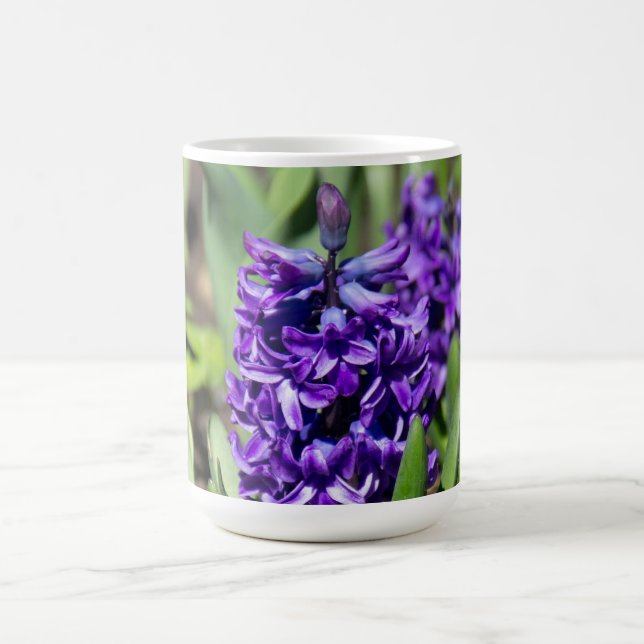 Caneca De Café Blue Geocinth em primavera (Centro)