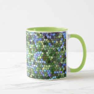 Caneca de café "Blue, Green and Purple Staink Glas