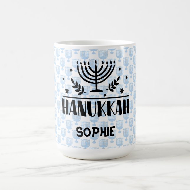 Caneca De Café Blue Hanukkah (Centro)