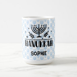 Caneca De Café Blue Hanukkah