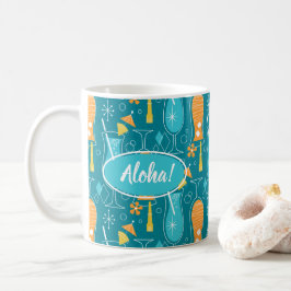 Caneca De Café Blue Hawaii and Tropical Itch