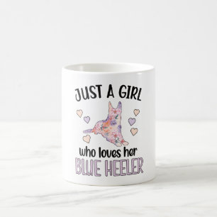 Caneca De Café Blue Heeler Girl australiana Cattle Proprietária