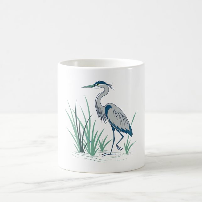 Caneca De Café Blue Heron (Centro)